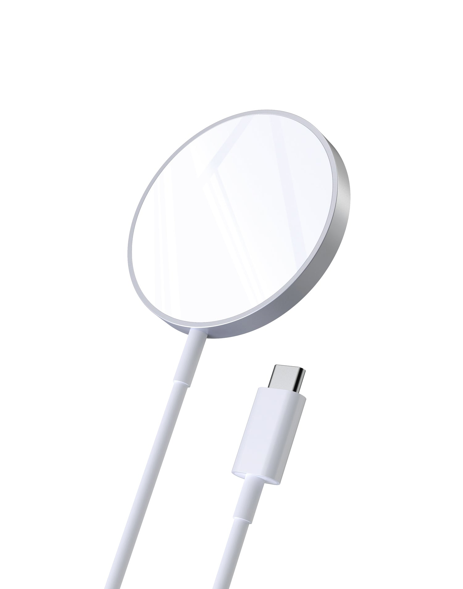 T517-F 15W MagSafe Magnetic Wireless Charger | White | 1.5M