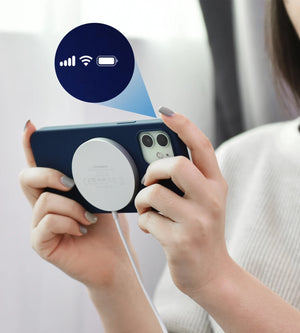 T518-F 15W Removable Wireless Magnetic Charger | iPhone 12/13/14