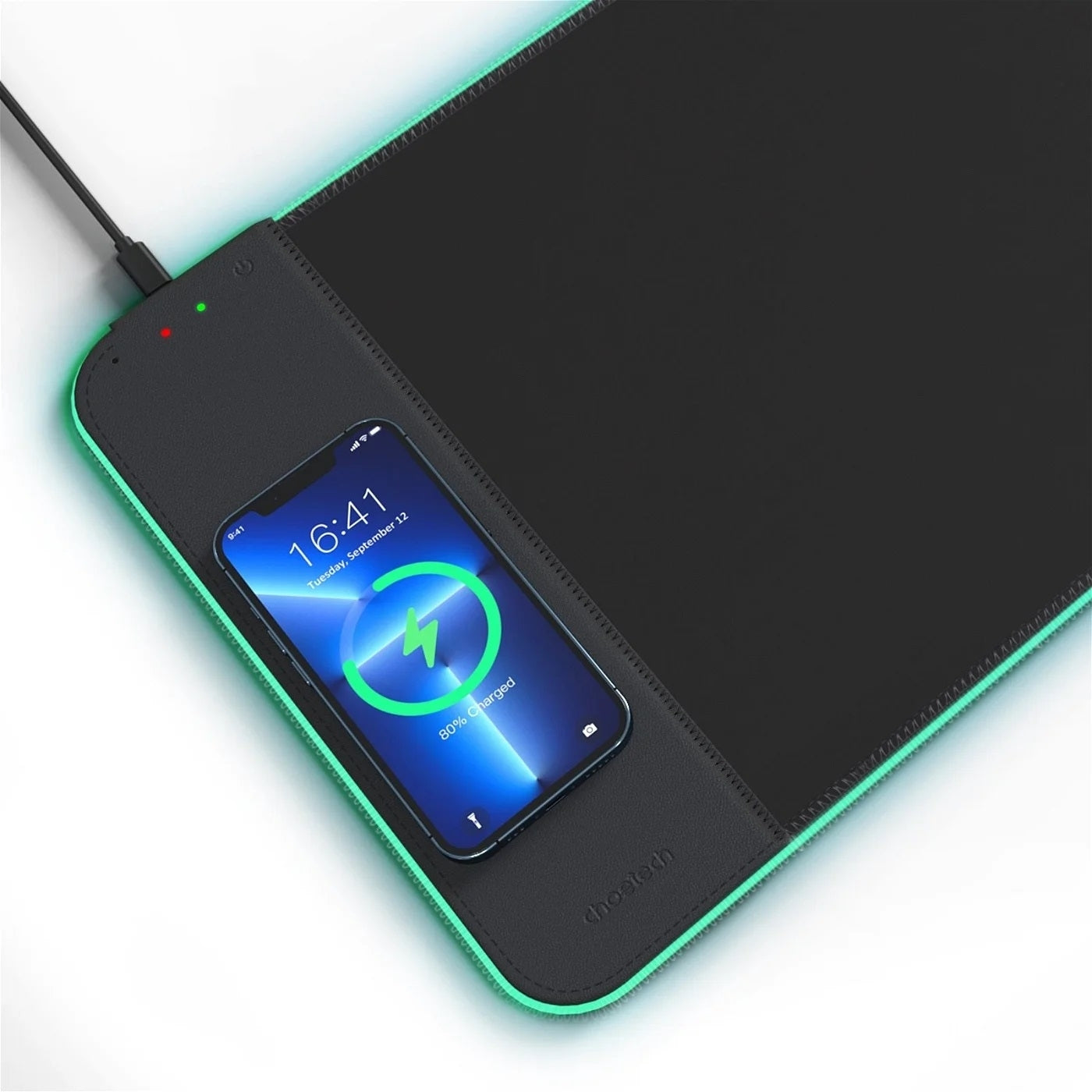 T543-F RGB Illuminated | 15W Wireless Charging Mouse Pad