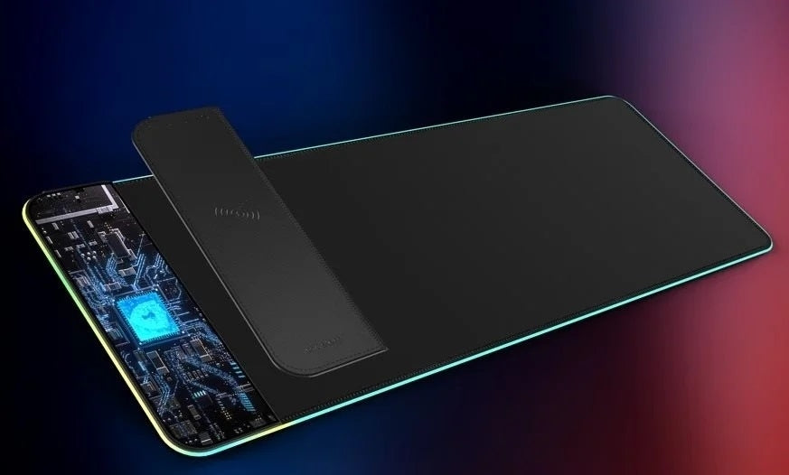 T543-F RGB Illuminated | 15W Wireless Charging Mouse Pad