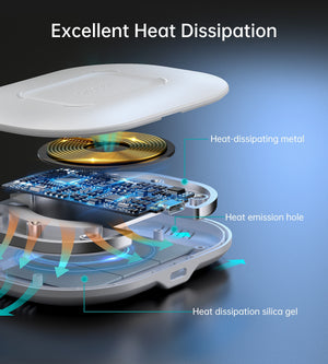 T550-F Airpods/Phone Wireless Fast Charging Pad