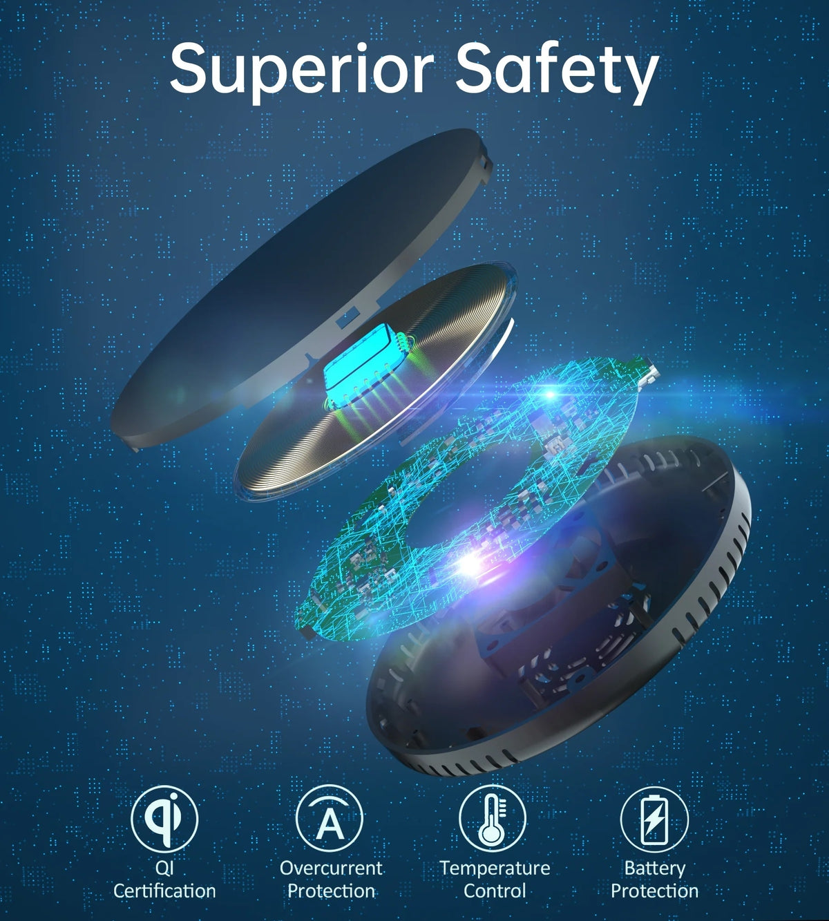 CHOETECH T590-F | 10W Invisible Wireless Charger