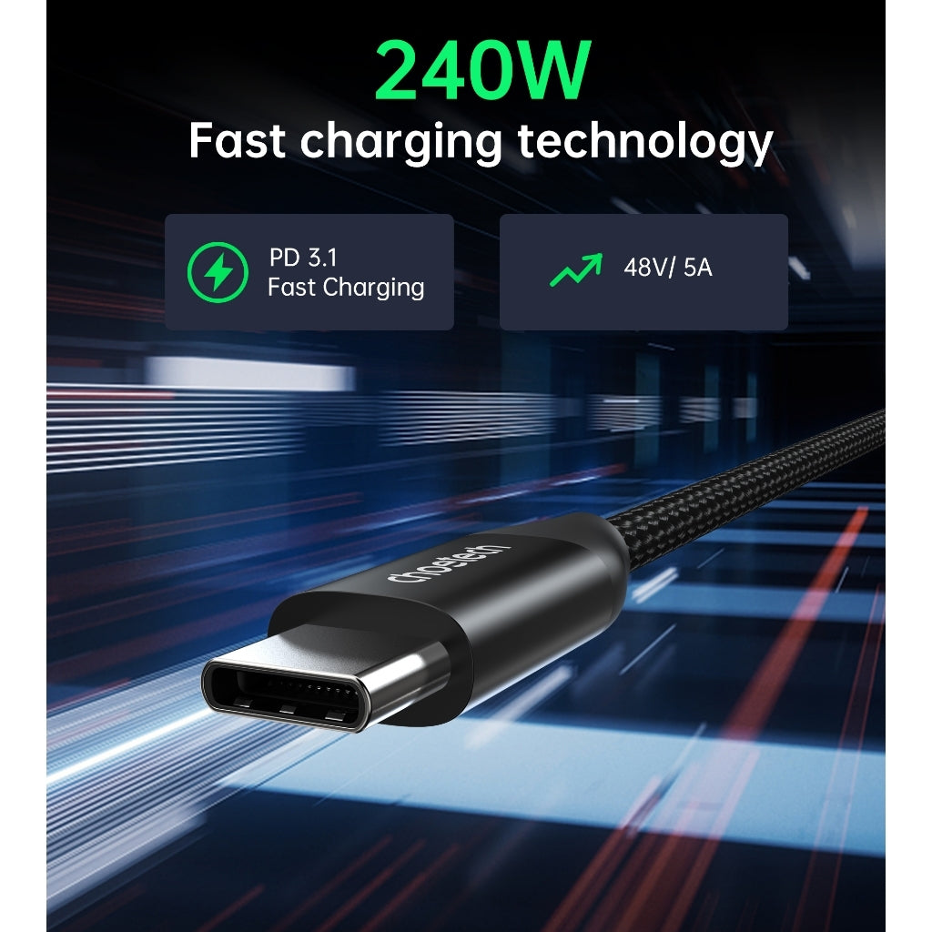 XCC-1036 USB-C M to M PD3.1 240W Super Fast Charging Cable | 2M