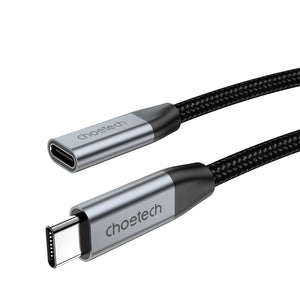 CHOETECH XCC-1039 | 100W Type-C Female to Type-C Male Extension Cable | 2 m