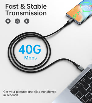 XCC-1040 USB-C M to M 240W Super Fast Speed Gen3 Cable | 1.2M