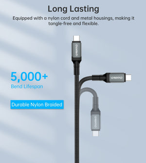 XCC-1040 USB-C M to M 240W Super Fast Speed Gen3 Cable | 1.2M