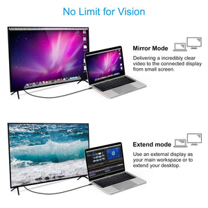 CHOETECH XCH-0030 USB-C to HDMI Cable | 3M | 4K UHD