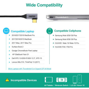 Choetech XCH-1803 USB-C to HDMI Braided Cable | 2M | 4K @60Hz