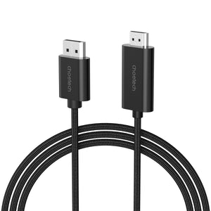 CHOETECH XDH01 4K 60Hz DisplayPort to HDMI Cable | Male to Male | Braided | 2M Length