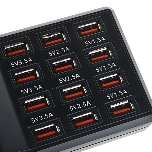 12-Port USB Charging Station | 60W | Fast Charging Hub for Multiple Devices