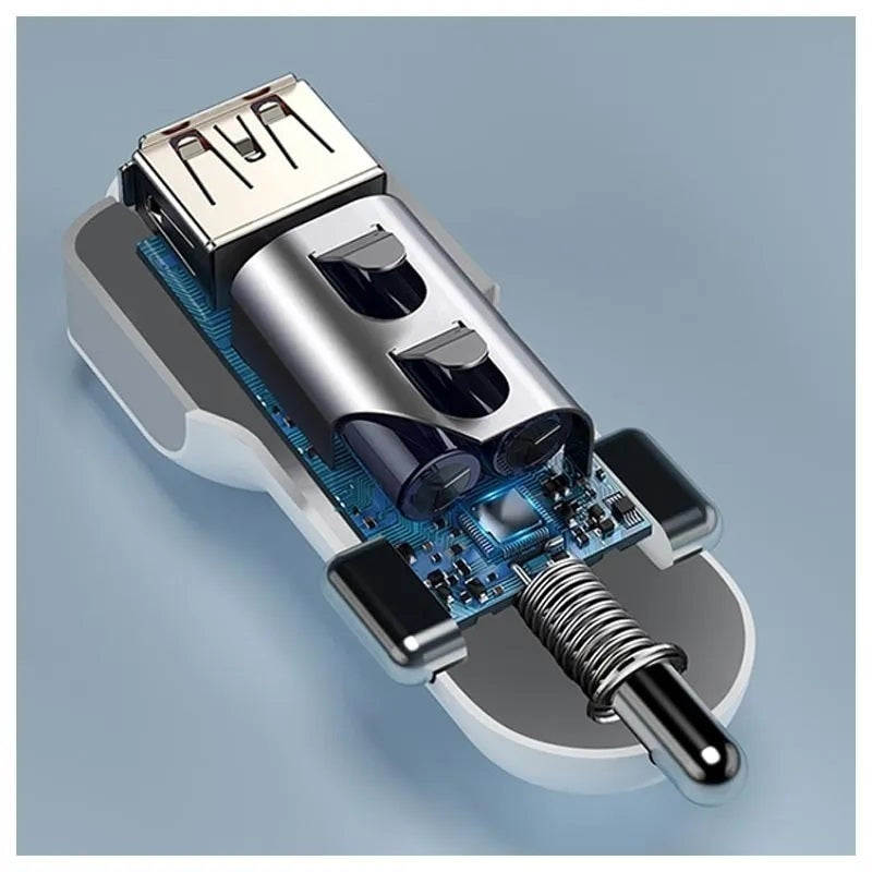 8-Port PD+QC3.0 Car Charger | With LED Display