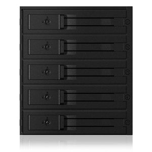 ICY BOX Backplane for 5x 3.5" SATA or SAS HDD | 3x 5.25" Bay | IB-565SSK