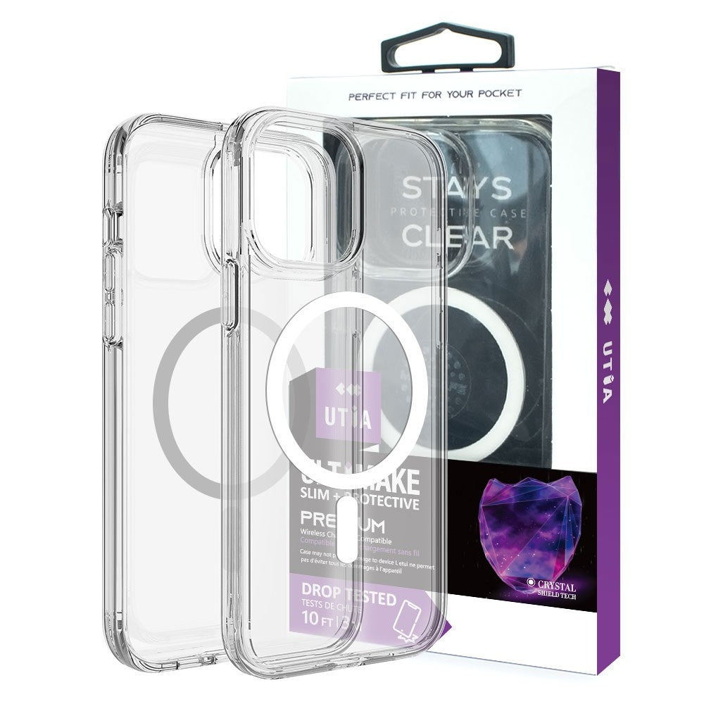 Ultimake Shockproof Transparent Magsafe Cover Case | For iPhone 16 Pro Max
