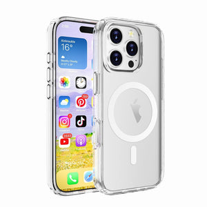 Ultimake Shockproof Transparent Magsafe Cover Case | For iPhone 16 Pro Max