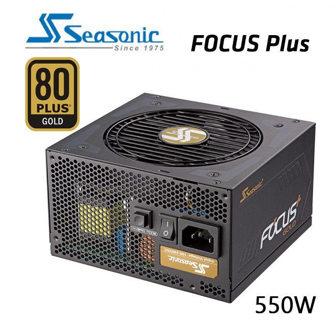 SeaSonic 550W FOCUS PLUS Gold PSU | SSR-550FX