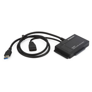 SA491 3-IN-1 USB 3.0 to 2.5" | 3.5" & 5.25" SATA/IDE Adapter with Power Supply