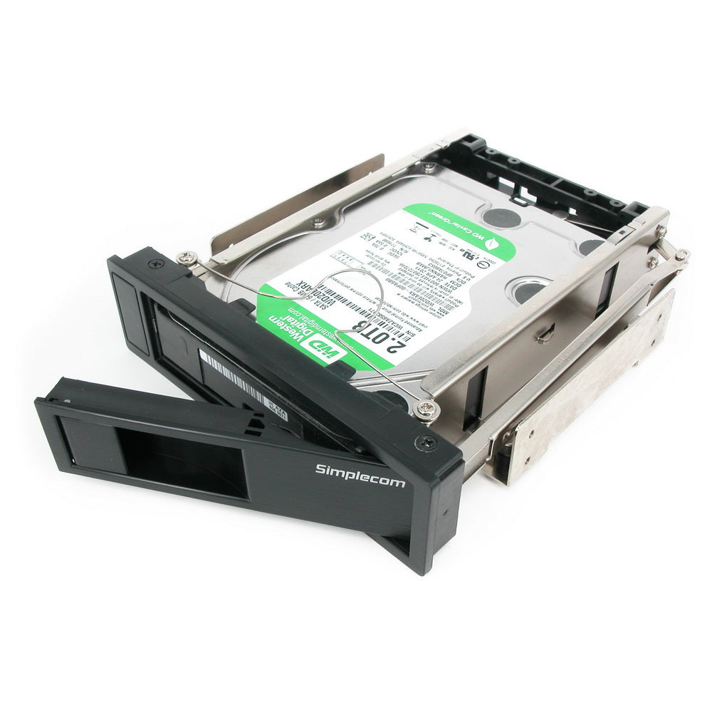 Simplecom SC314 Internal 5.25" Bay Mobile Rack | 3.5" SATA HDD Backplane Enclosure