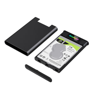Simplecom SE239 Tool-Free 2.5" SATA HDD SSD to USB-C Enclosure | RGB Lights | USB 3.2 Gen 2