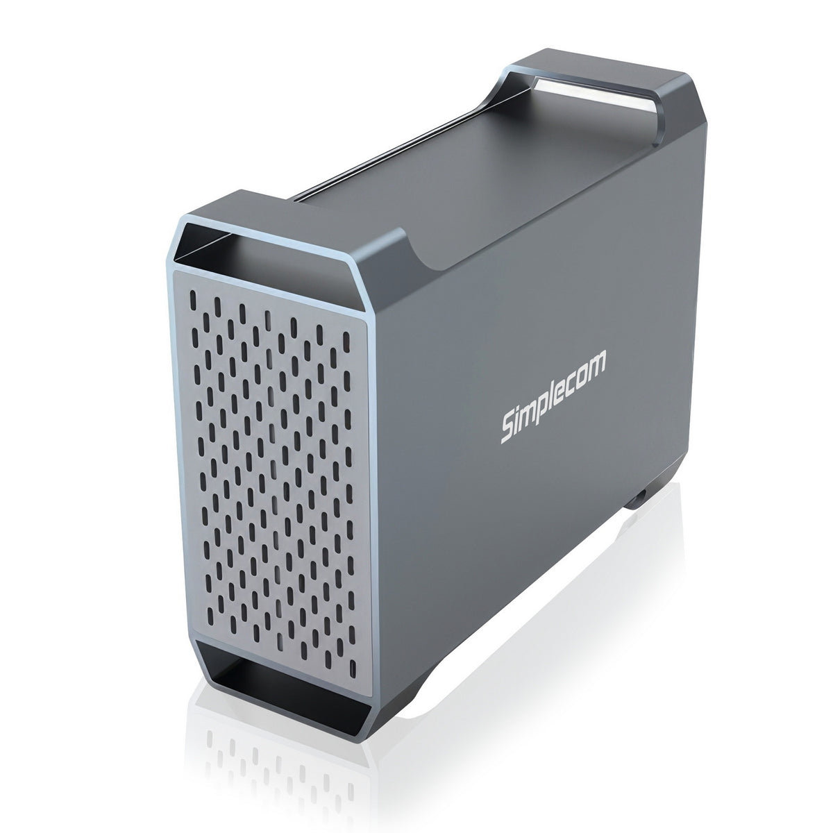 Simplecom SE482 SuperSpeed USB Dual Bay | 3.5" SATA Hard Drive | RAID Enclosure | USB-C | RAID 0/1, JBOD