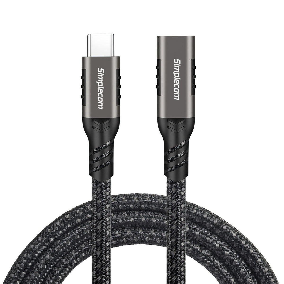 Simplecom CAU620 USB-C Male to Female Extension Cable | USB 3.2 Gen2 | PD 100W | 20Gbps | 2M Length