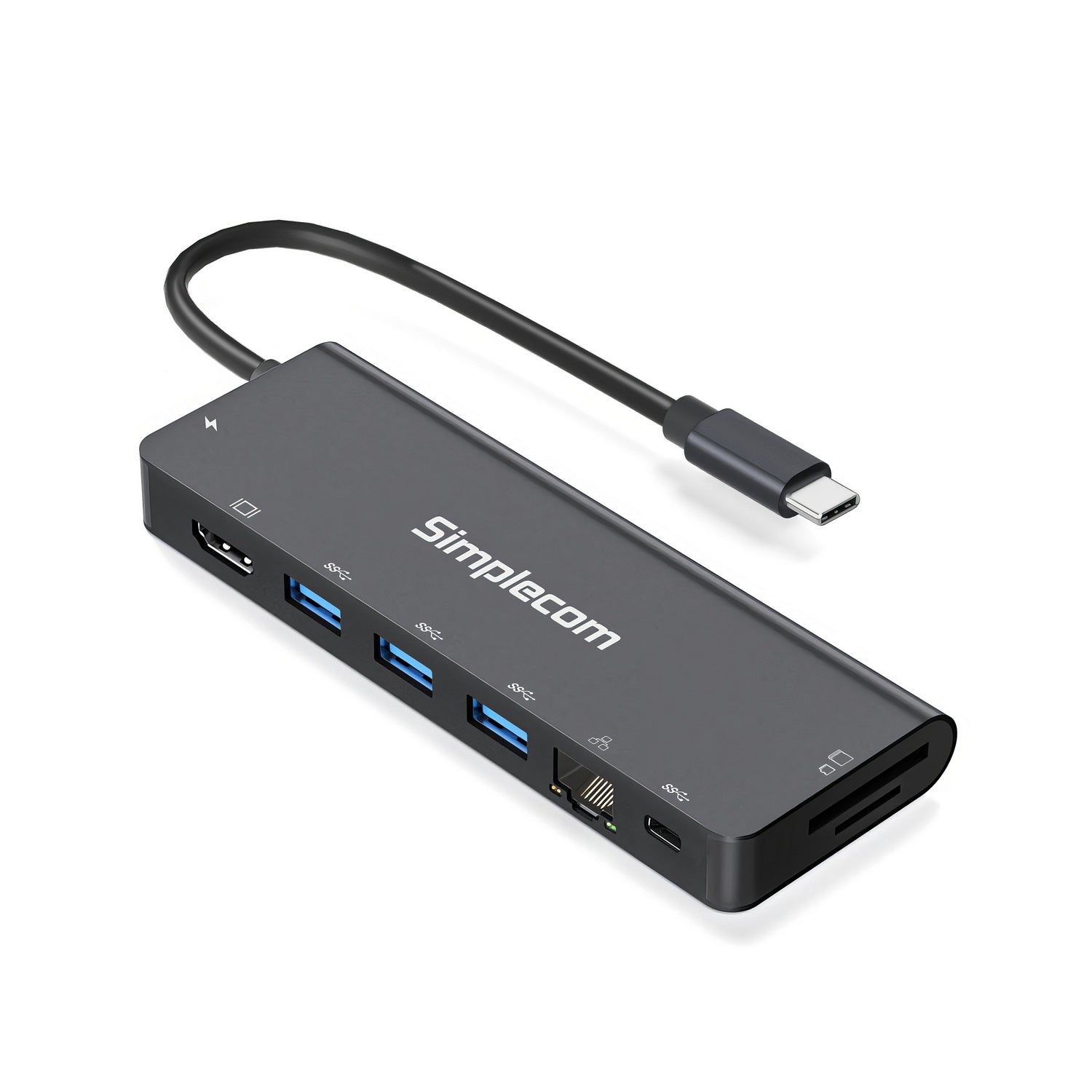 CHT590 USB-C SuperSpeed 9-in-1 Multiport Docking Station | HDMI 2.0