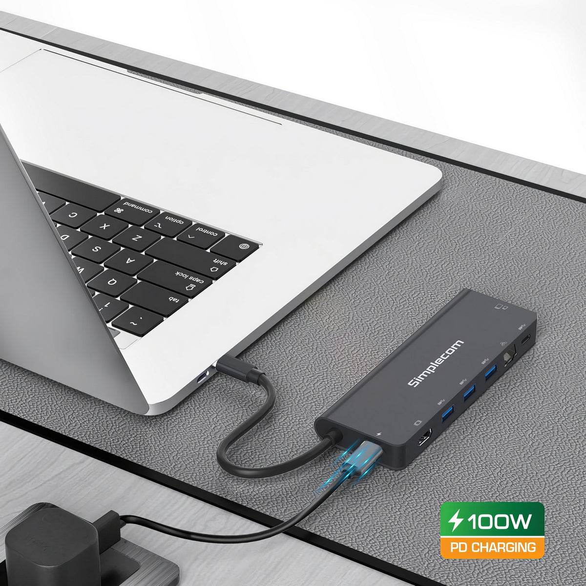 CHT590 USB-C SuperSpeed 9-in-1 Multiport Docking Station | HDMI 2.0