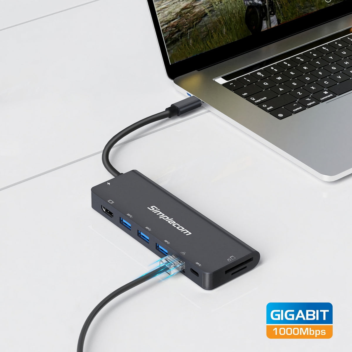 CHT590 USB-C SuperSpeed 9-in-1 Multiport Docking Station | HDMI 2.0
