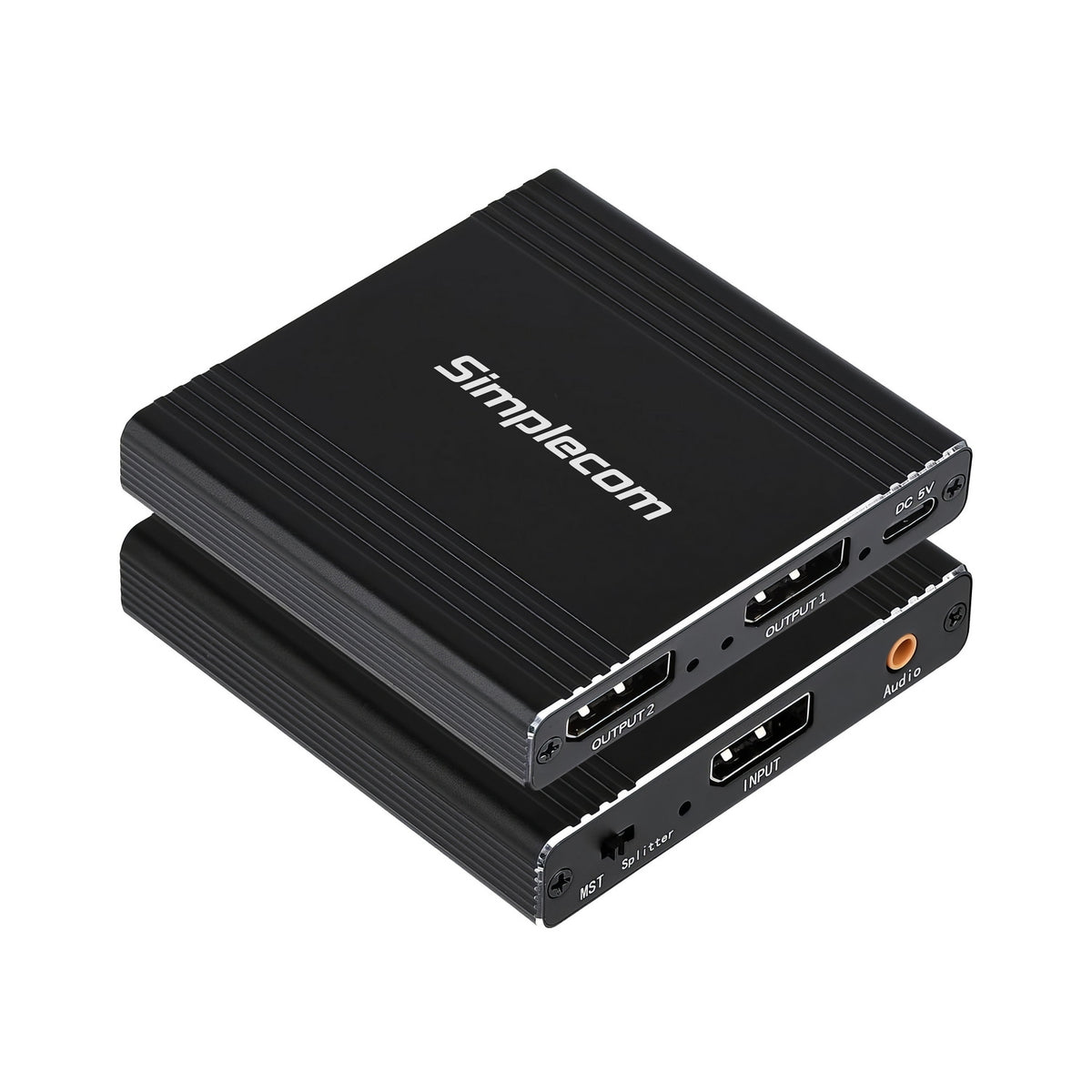 CM214 DisplayPort Splitter | 1 IN 2 OUT MST Hub | Dual Extended Screens | 4K DP 1.4