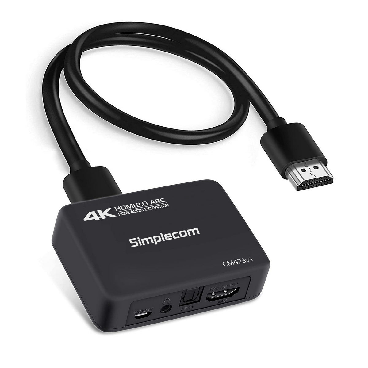 CM423v3 HDMI 2.0 Audio Extractor | Optical SPDIF + 3.5mm Stereo | ARC | 4K@60Hz
