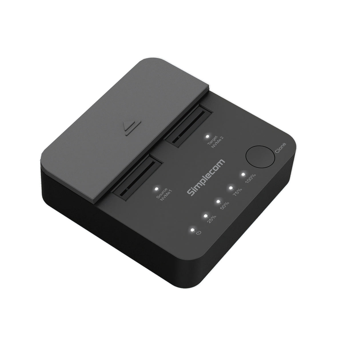 Simplecom SD550v2 USB 3.2 Gen2x2 to Dual Bay NVMe M.2 SSD Docking Station | Duplicator | Offline Clone