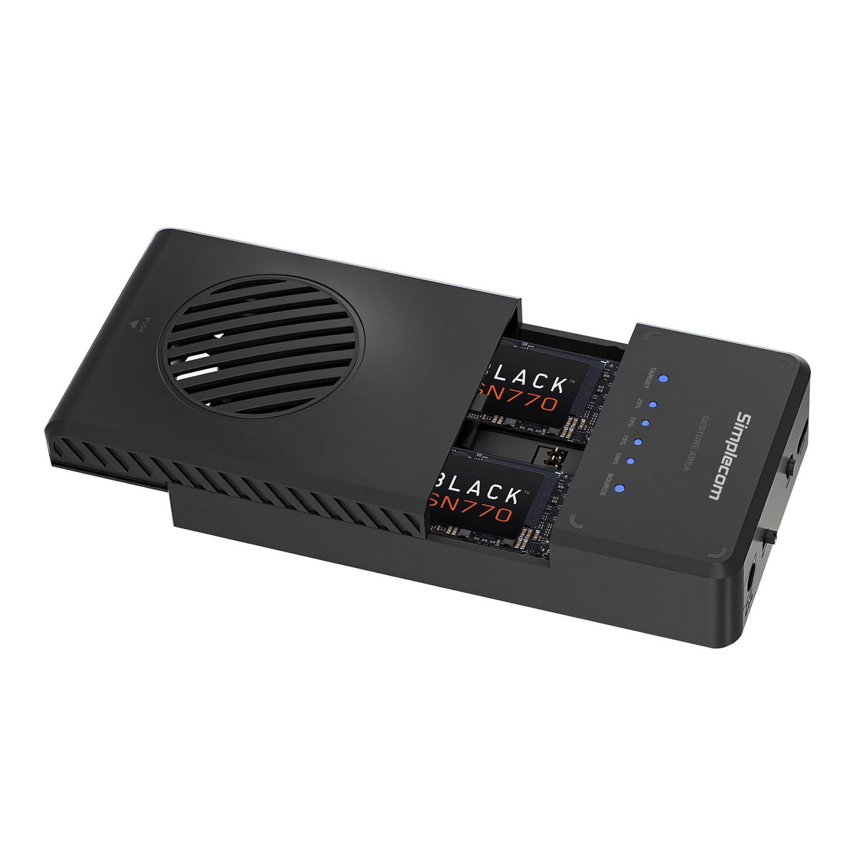 Simplecom SD560 Dual Bay NVMe M.2 SSD Enclosure | Offline Clone Docking Station | USB 3.2 Gen2 | 10Gbps