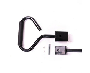 Garden Dump Cart | Rolling Mesh | Steel Frame | 10" Pneumatic Tyres | 300kg Capacity | Black