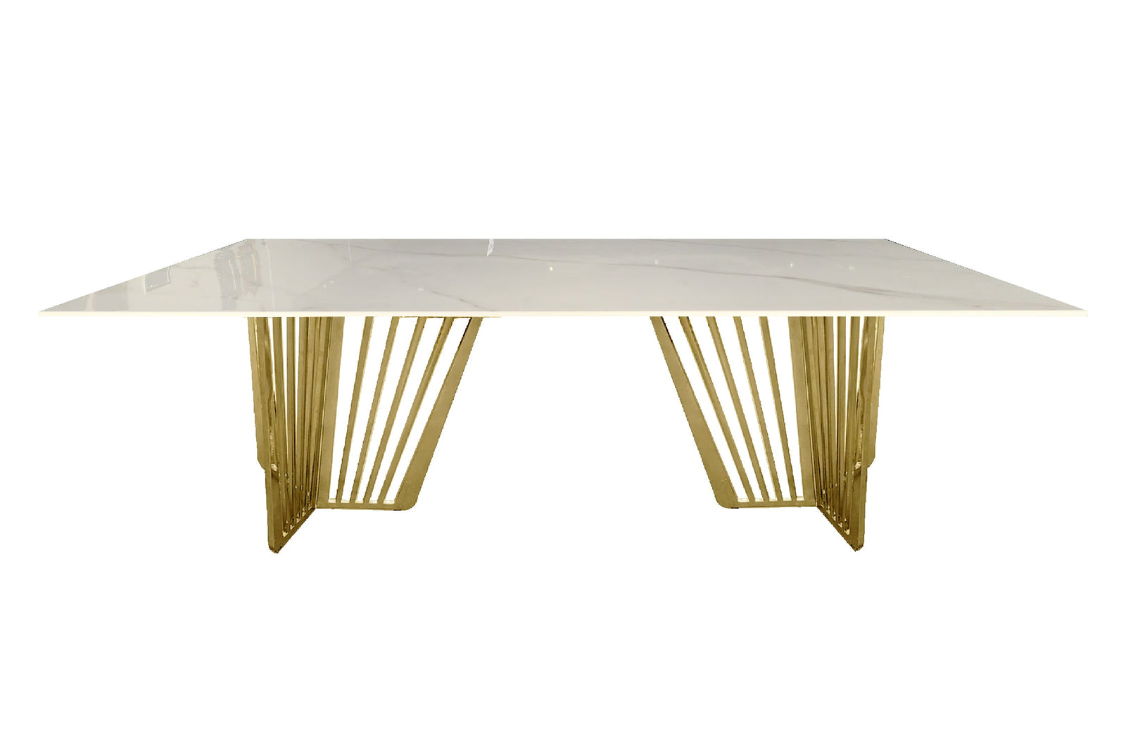 Salina Gold Dining Table -100cm x 200cm