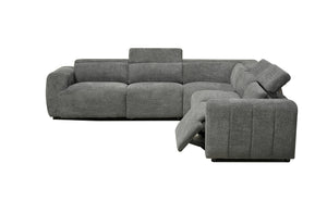 Cleo Boucle Electric Modular Lounge | Light Grey