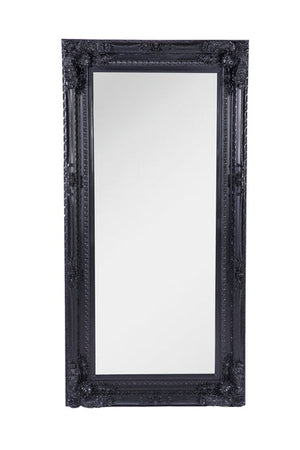 LUX French Provincial Ornate Mirror | Black