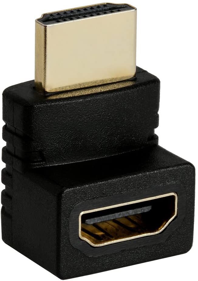 Right Angle 270-Degree HDMI Adapter | Male to Female | Plug & Play Connector Joiner
