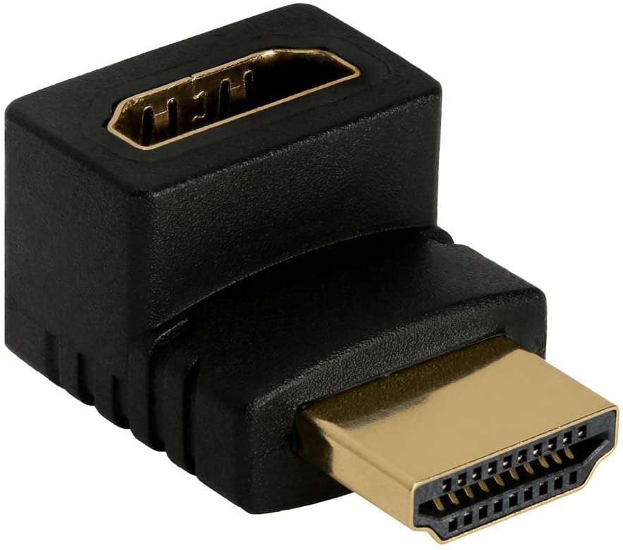 Right Angle 270-Degree HDMI Adapter | Male to Female | Plug & Play Connector Joiner