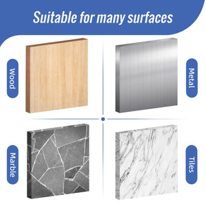 Wall Mount Self-Adhesive Bathroom Towel Hooks | 2 Pcs | Brushed Nickel Finish | Cloth & Door Hanger