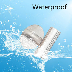 Wall Mount Self-Adhesive Bathroom Towel Hooks | 2 Pcs | Brushed Nickel Finish | Cloth & Door Hanger