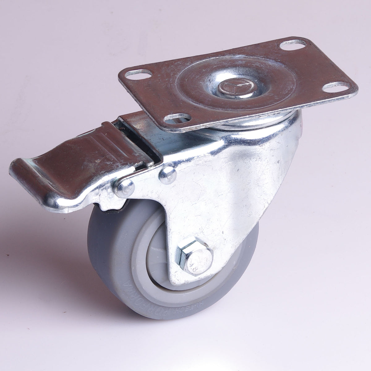 Heavy Duty Swivel Caster Wheels | 3" with Brake | Locking Cart Furniture Workbench