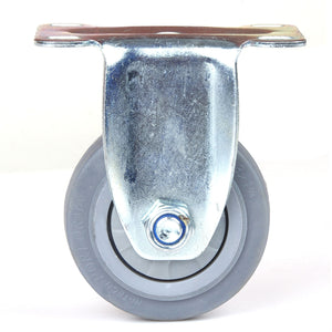 3-inch Heavy Duty Caster Wheels | Fixed Casters | Castor Wheels Cart Furniture Workbench