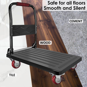 Heavy Duty Lockable Caster Wheels | 3" Swivel with Brake | Furniture & Workbench Cart Castors