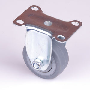 Heavy Duty Caster Wheels | 4" Fixed | Cart & Furniture Workbench Castors