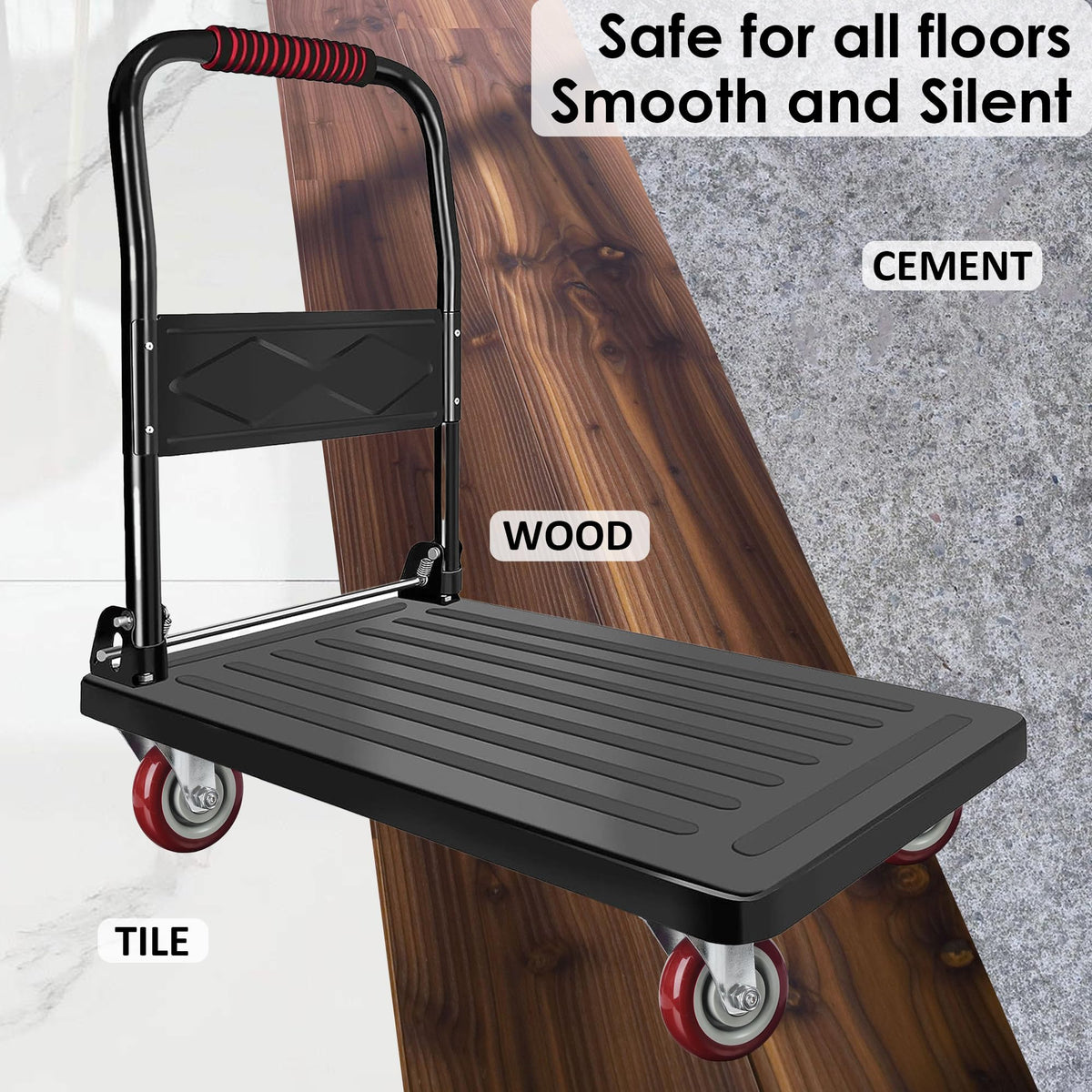 Heavy Duty Lockable Caster Wheels | 4" Swivel | Brake Castor for Furniture & Workbench Cart