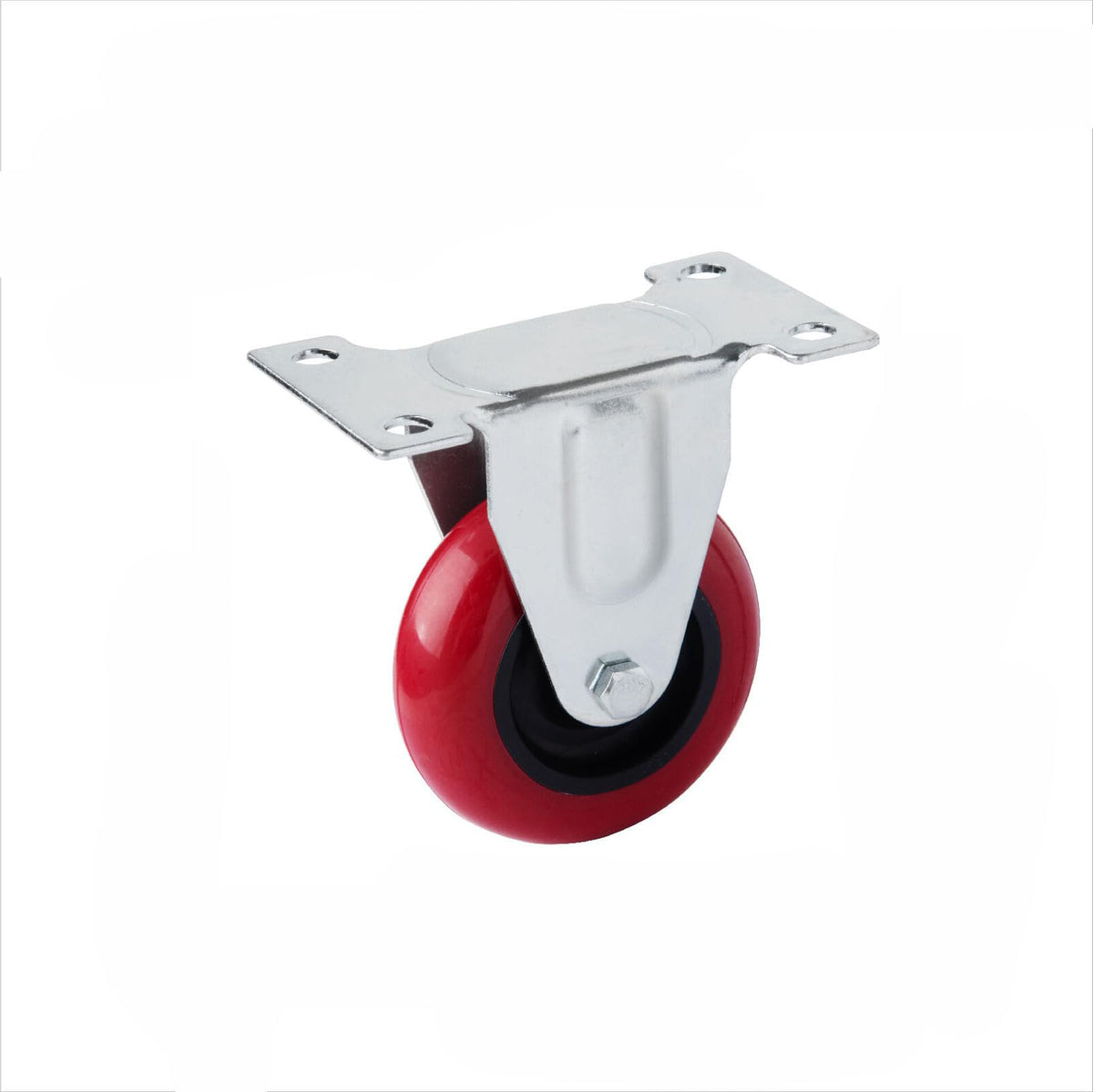 Heavy Duty Fixed Caster Wheels | 4" | Industrial Furniture & Workbench Cart Castor