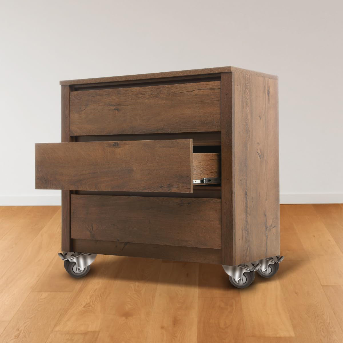 Heavy Duty Lockable Caster Wheels | 4-Pack | 4" Swivel & Fixed | Furniture & Workbench Cart Castors