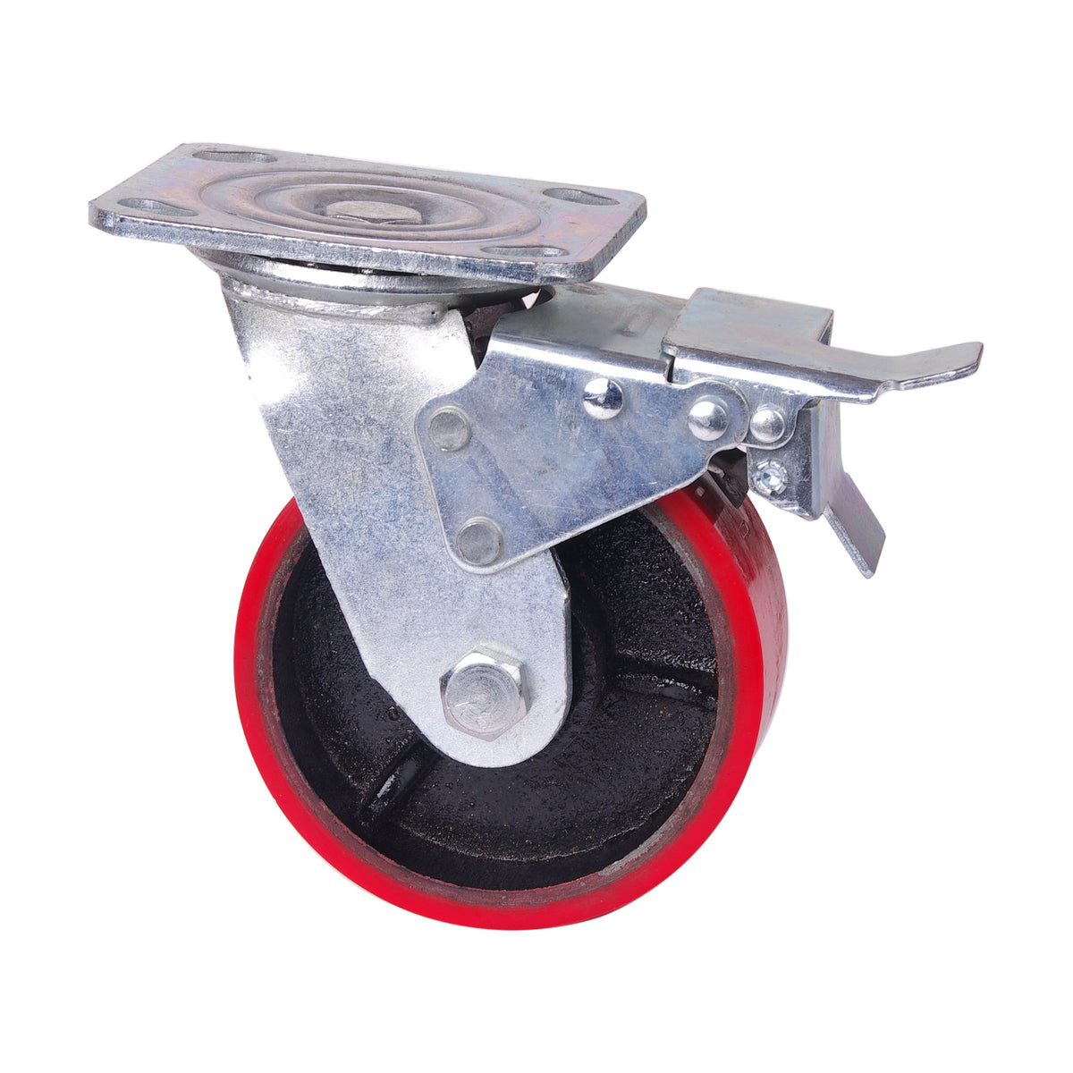 5-inch Industrial 500KG Caster Wheels | Swivel with Brake Locking | Castor Wheels Cart Furniture Workbench