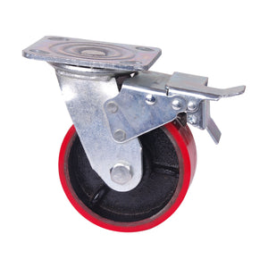 5-inch Industrial 500KG Caster Wheels | Swivel with Brake Locking | Castor Wheels Cart Furniture Workbench