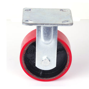 5-inch Industrial 500KG Caster Wheels | Fixed Casters | Castor Wheels Cart Furniture Workbench