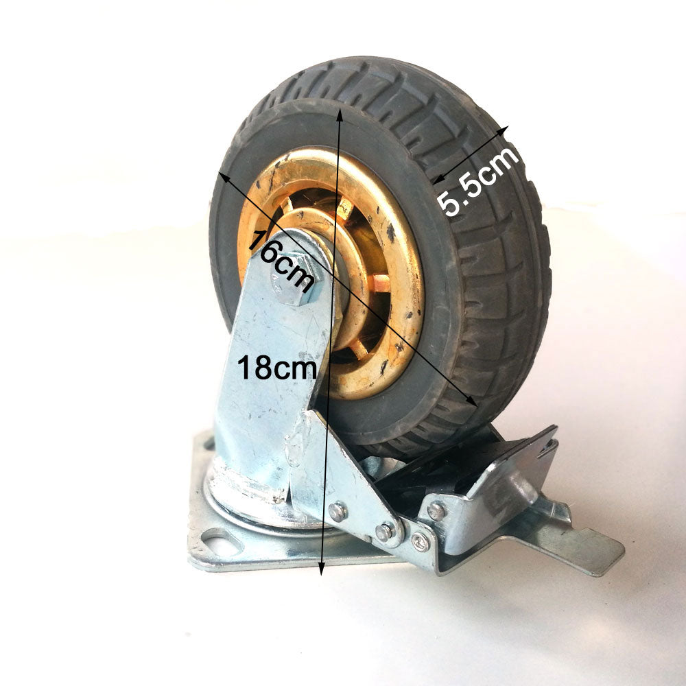 Heavy Duty Caster Wheels | 6" Swivel | 150mm Industrial Castor | 250KG Load Capacity